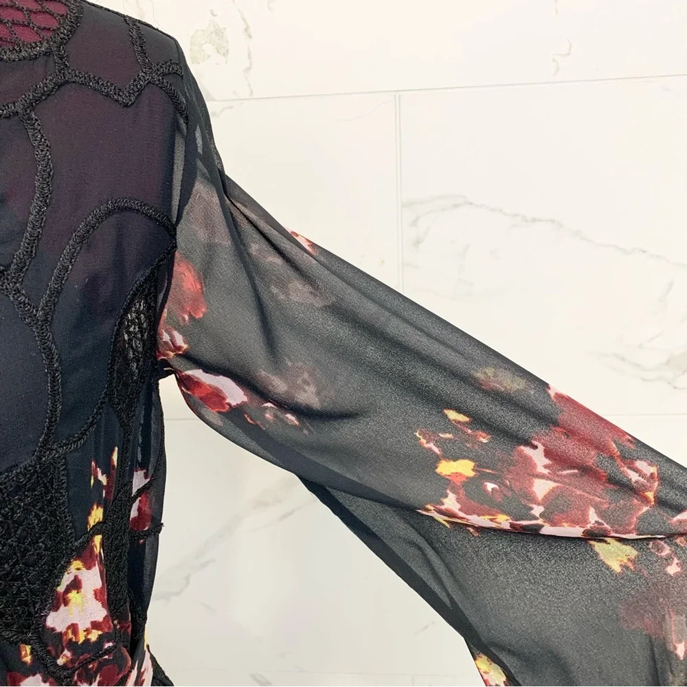 NWT Reiss Rakel Floral Mini Dress 2NWT - Picture 12 of 16